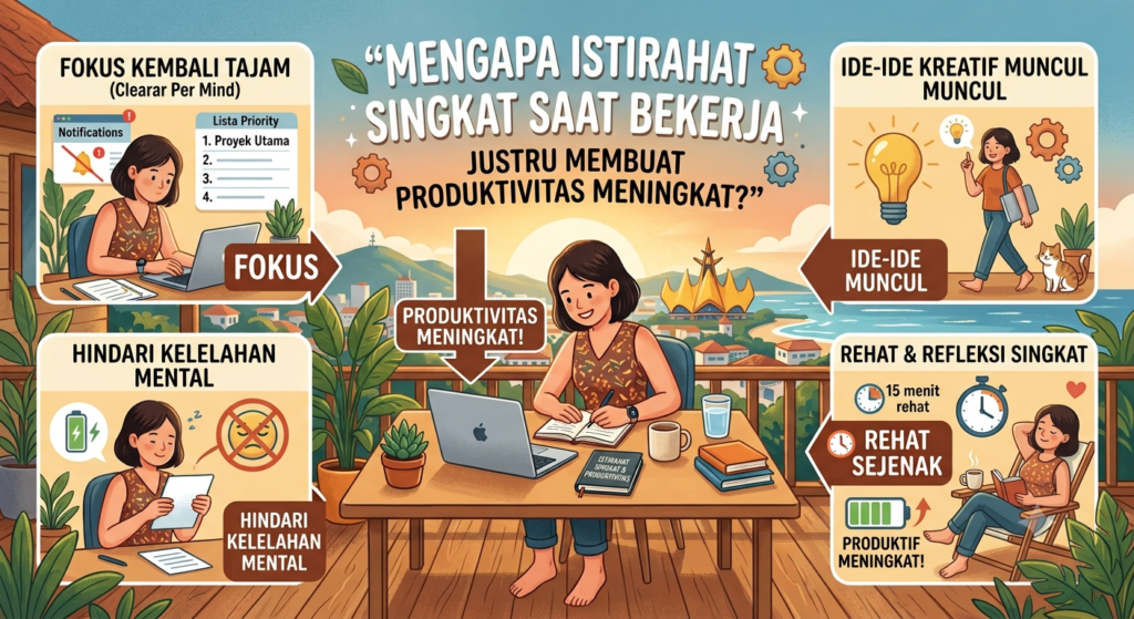 Mengapa Istirahat Singkat Saat Bekerja Justru Membuat Produktivitas Meningkat?