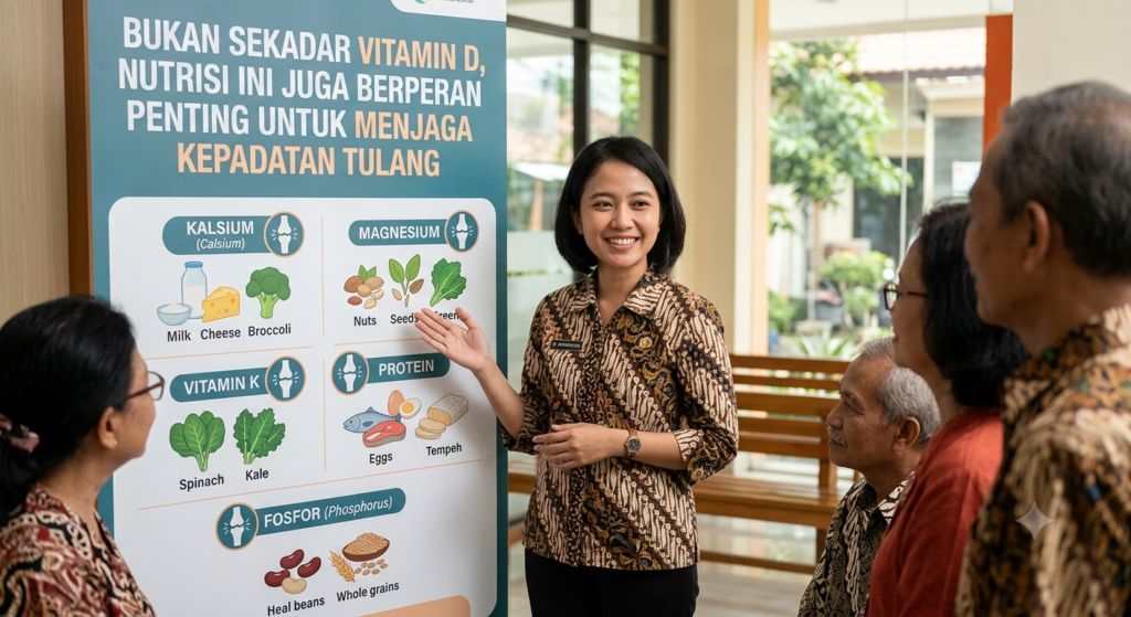Bukan Sekadar Vitamin D, Nutrisi Ini Juga Berperan Penting untuk Menjaga Kepadatan Tulang