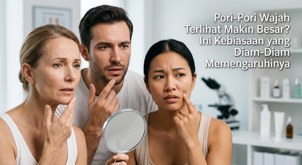 Pori-Pori Wajah Terlihat Makin Besar? Ini Kebiasaan yang Diam-Diam Memengaruhinya