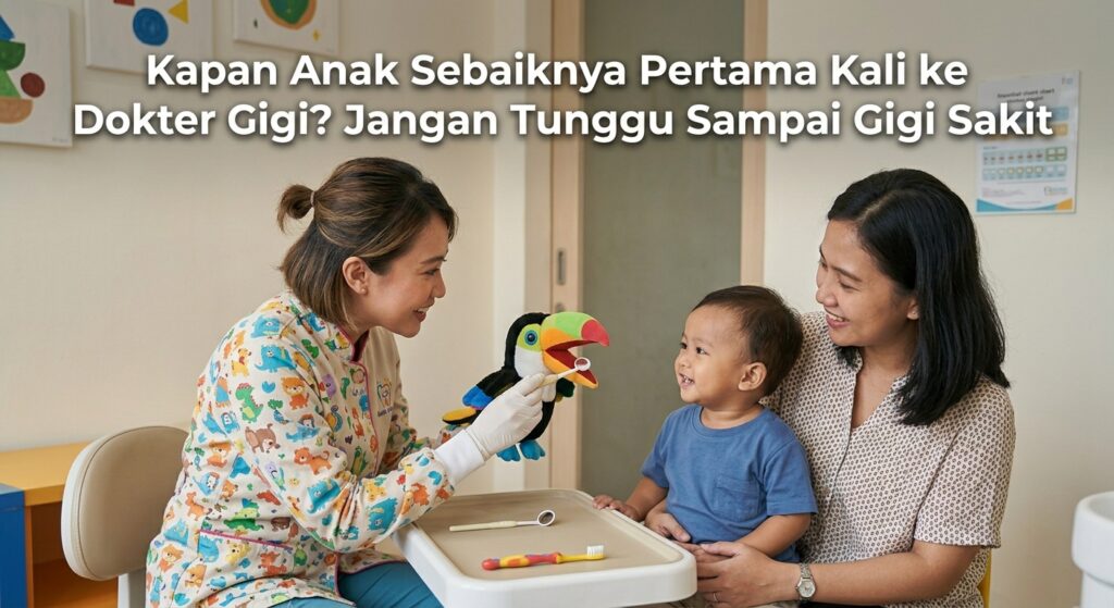 Kapan Anak Sebaiknya Pertama Kali ke Dokter Gigi? Jangan Tunggu Sampai Gigi Sakit