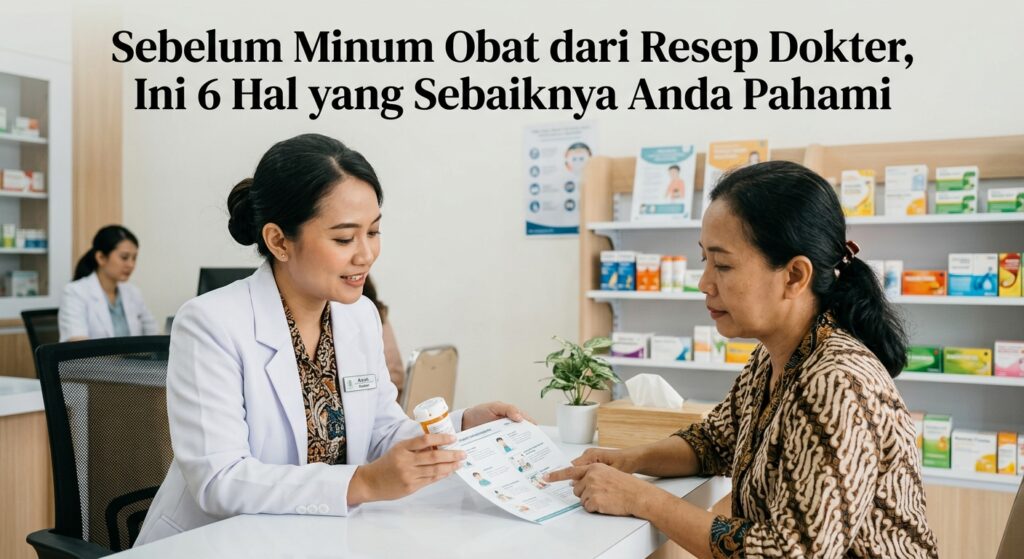 Sebelum Minum Obat dari Resep Dokter, Ini 6 Hal yang Sebaiknya Anda Pahami